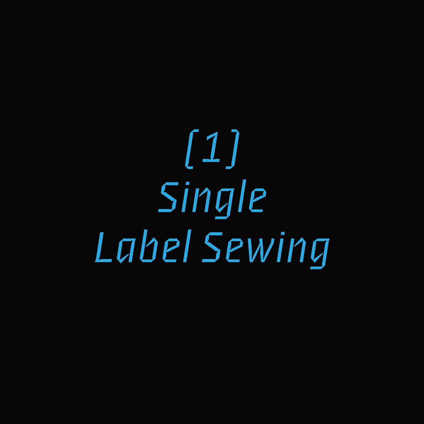 Label Sewing
