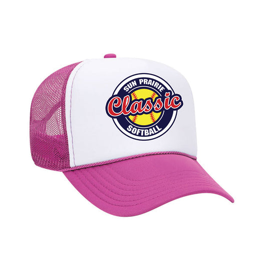 Softball Classic Hat - Pink/White